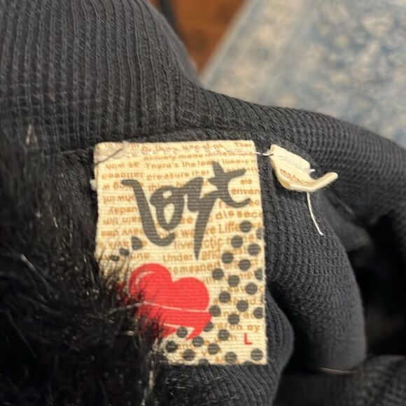 Lost Skate Faux Fur Zipper Closure Pockets Hoodie Sweatshirt Casual - Picture 11 of 11